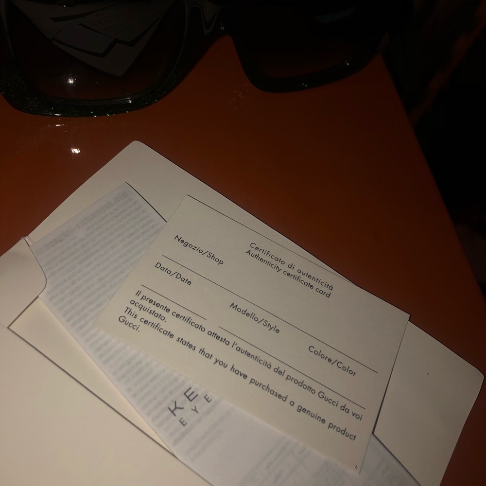 Gucci Glittered Gradient Oversized Square Sunglass - image 8